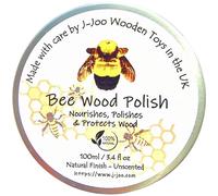 Bee Wood Polish (100ML) - Beeswax Polish & Conditioner, Enhances Wood Natural Beauty, Seal & Protect Wood Furniture, Wooden Toys and Wooden Kitchen Appliances