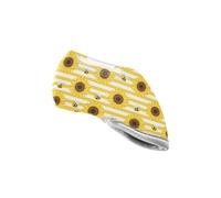 Bee Yellow Stripe pattern Golf Iron Head Covers with Easy On Off Scratch Resistant Thick Protective Design Fit All Brands Irons