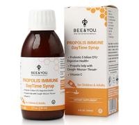 BEE&YOU Propolis Immune Day Time Syrup with Probiotic, Vitamin C, Immune Support, Digestive Health, Antioxidants, Gut Health 5 Fl Oz