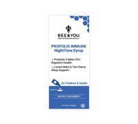 Bee and You Propolis Immune Nighttime Syrup with Probiotic & Vitamin C - Immune & Digestive Support, Healthy Sleep & Gut Health, Antioxidant Rich, 150 ml