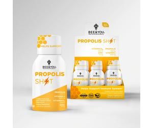 BEE&YOU Vitamin C Propolis Shot + Zinc x12
