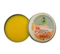 BEE Zero Waste Organic Beeswax Body Butter - Intensive Moisturizing Cream, Natural Hand and Body Lotion, Eco-Friendly & Plastic-Free, Pure Ingredients (Sweet Orange)