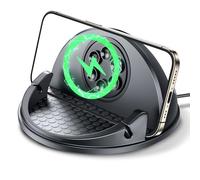 Beeasy 15W Wireless Car Charger Dashboard,Car Phone Holder Wireless Charger Non-Slip,Mobile Phone Fast Wireless Charger for iPhone 16 14 13 12 11 Pro Max XR X SE, for Samsung S25 S24 S23 S22 S21 Ultra