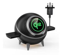Beeasy 4-in-1 Wireless Charging Station, Qi2 15W Fast Wireless Charger for Magsafe, Rotatable Magnetic Charging Stand for iPhone 17/16/15/14/13/12, Apple Watch & AirPods
