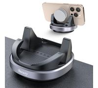 Beeasy Car Phone Holder Dashboard, 360° Rotatable Anti-Slip Phone Holder for Cars Compatible with PopGrip, Universal Dash Phone Mount For iPhone Samsung Xiaomi Google Smartphones