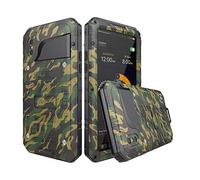 Beeasy Case for iPhone X Heavy Duty with Screen 360 Full Body Protective Waterproof, Impact Strong, Shockproof Tough Cover for iPhone 10 Metal Military Defender for Outdoor,Camouflage