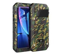 Beeasy Case for iPhone XR,Tough Waterproof Heavy Duty Metal Defender Cover Built-in Screen Military Grade Protective,Drop Proof Shockproof Rugged Hybrid Outdoor Sport Protection,Camouflage