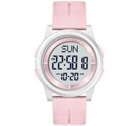 Beeasy Digital Watch Waterproof with Stopwatch Alarm Countdown Dual Time, Ultra-Thin Super Wide-Angle Display Digital Wrist Watches for Men Women