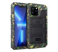Beeasy for iPhone 13 Pro Max Case Waterproof Heavy Duty Shockproof Tough Metal Armour Cover Dustproof Built-in Screen Protector, 360 Full Body Military Protective Rugged Case for 13 Pro Max 6.7",Camo
