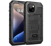 Beeasy for iPhone 15 Plus Case Waterproof Heavy Duty Tough Metal Armour Cover Shockproof Dustproof Built-in Screen Protector, Robust Full Body Protective Military Rugged Case for 15 Plus 6.7inch