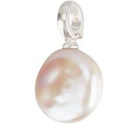 Beebeecraft 1 Box 1Pc Freshwater Pearls Charms Natural Baroque Keshi Pearl Pendants with 925 Sterling Silver Eye Pin Bail Peg for Bracelet Necklace Jewellery Making