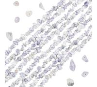 Beebeecraft 1 Box 2 Strand Natural Purple Turquoise Chip Beads 5~17mm Gemstone Chips Beads for Jewelry Making DIY Handmade Craft