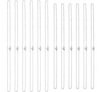 Beebeecraft 1 Box 40Pcs Necklace Chain 304 Stainless Steel 2 Sizes Link Cable Chain Necklace with Lobster Clasps for DIY Jewelry Making