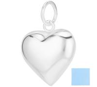 Beebeecraft 1 Box Small Heart Charms 925 Sterling Silver 3D Heart Charm Pendants with Jump Rings Love Hearts Dangle Charms for Jewelry Making Earrings Necklaces Wedding Valentine's Day DIY Crafts