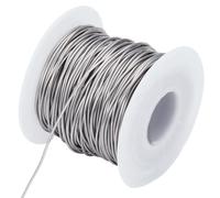 Beebeecraft 1 Roll 1mm 18 Gauge Stainless Steel Craft Wire 32m Craft Jewelry Wire with Bobbin for Wire Wrap Diy Jewellery Bracelets Earrings Making