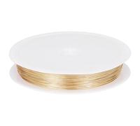 Beebeecraft 164 Feet 28 Gauge Jewelry Wire 18K Gold Plated Copper Wire