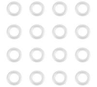 Beebeecraft 20Pcs 925 Sterling Silver 4mm Closed Jump Rings, Small Soldered Closed Jump Rings Mini Round O Rings Connector Cricle Linking for Jewellery Making DIY Crafts Findings Supplies