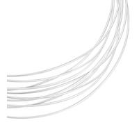 Beebeecraft 22 Gauge/0.6 mm Craft Wire 925 Sterling Silver Round Dead Soft Jewelry Wire for Wire Wrap DIY Jewellery Making Spool Project Bracelets Earrings