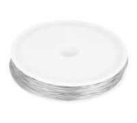 Beebeecraft 50m/164Feet Craft Wire 0.5mm 25 Gauge Stainless Steel Metal Florist Decoration Round Flexible Wire Rope for DIY Jewellery Making Finding Floral