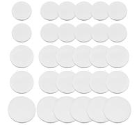 Beebeecraft 90Pcs 3 Styles 316 Stainless Steel Disc Small Flat Circular Tags Round Metal Stamping Blanks for Jewellery Making Strike Engraving Diy Crafts Earring Bracelet Necklace Pendants Charms