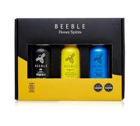 Beeble Honey Alumini Spirit Gift Set 3x 5cl - Honey infused 3-Year Aged Whisky, Rum with Trinidadian Angostura & Agave Tequila with Cotswold Spirit Drink Tasting Set - Certified B Corp