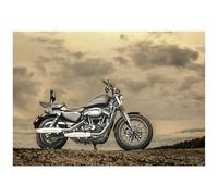 Beebooh cards Harley Davidson motorbike with cloudy sky birthday card