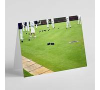 Beebooh cards playing bowls on the bowling green birthday card