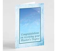 Beebooh cards Sky passed Master's Degree card
