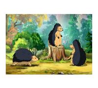 Beebooh Hedgehogs in the woods birthday card