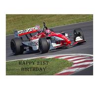 Beebooh Indy racing car 21st birthday card