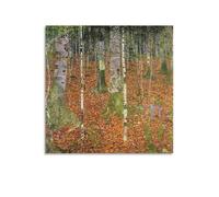 Beech Forest, 1903 by Gustav Klimt Poster (2) Decorative Painting Canvas Wall Art Living Room Bedroom 20x20inch(50x50cm)