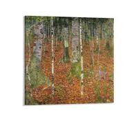 Beech Forest, 1903 by Gustav Klimt Poster (2) Wall Art Picture Painting Canvas Print Artworks Bedroom Living Decor 24x24inch(60x60cm)