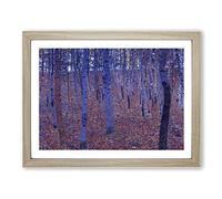Beech Grove Forest Vol.3 By Gustav Klimt Classic Painting Framed Print | A2 Oak Framed Wall Art | Ready to Hang | Classic Landscape Picture | Living Room Bedroom Lounge Office