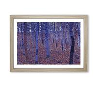 Beech Grove Forest Vol.3 by Gustav Klimt Framed Print | A2 Oak Framed Wall Art | Ready to Hang | Modern Landscape Picture | Living Room Bedroom Lounge Office