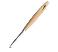 Beech Wood Crochet Hooks,6mm Ergonomic Handle Crochet Hook Hand DIY Comfortable Smooth Long Crochet Needle for Crocheting Yarn and Beginners,Experienced Crochet Lovers