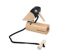Beech Wood Pull Bird Woodpecker Percussion Instrument Musical Tone Block for Preschool Music Enlightenment Rhythm Learning