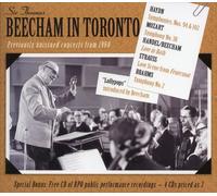 Beecham, Sir Thomas/Variou - Beecham in Toronto - 1960 (4CD)