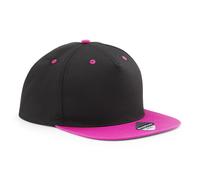 Beechfield 5-panel contrast snapback - Retro-style snapback size adjuster