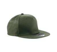 Beechfield 5-panel snapback rapper cap B610 - Flat peak