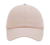 Beechfield 6 Panel Low Profile Baseball Cap in Peach Beechfield Peach One Size