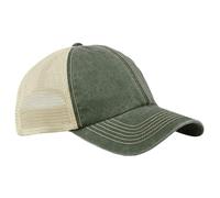 Beechfield - 6 Panel Vintage Trucker Cap - Baseball Cap, Running Accessories, Sun Hat, Trucker Cap Mens Cap, Womens Cap, Unisex Cap, Running Hat - 100% Heavy Washed Cotton and 100% Polyester Mesh