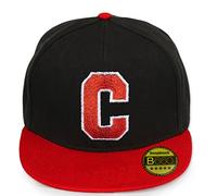 Beechfield ABC Letter Snapback Cap in Red Black/White with Letters A to Z 23 (C)