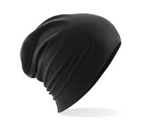 Beechfield Adult Beechfield Cotton-Rich Hemsdal Slouch Beanie {BC368} - Black