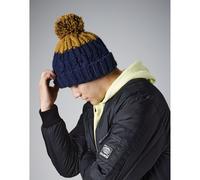 Beechfield Apres Beanie | Unisex | Heavyweight Cable Knit | Pom-Pom | 9 Colours | One Size