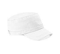 Beechfield Army cap B34 - Self-fabric strap, Silver effect buckle and grommet