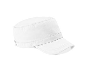 Beechfield Army cap B34 - Self-fabric strap, Silver effect buckle and grommet