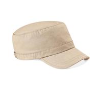 Beechfield Army Cap Headwear Pack of 2 in Light Beige Beechfield Light Beige One Size
