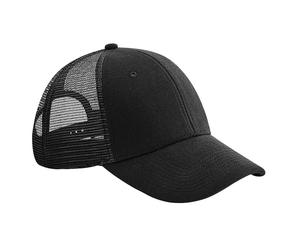 Beechfield Athleisure Jersey Trucker Cap in Black Beechfield Black One Size
