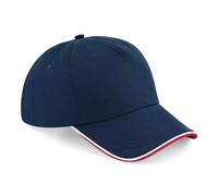 Beechfield Authentic 5-panel cap - piped peak B25C - Tear
