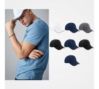 Beechfield Authentic 5-panel cap - piped peak B25C - Unisex, 100% Cotton Twill